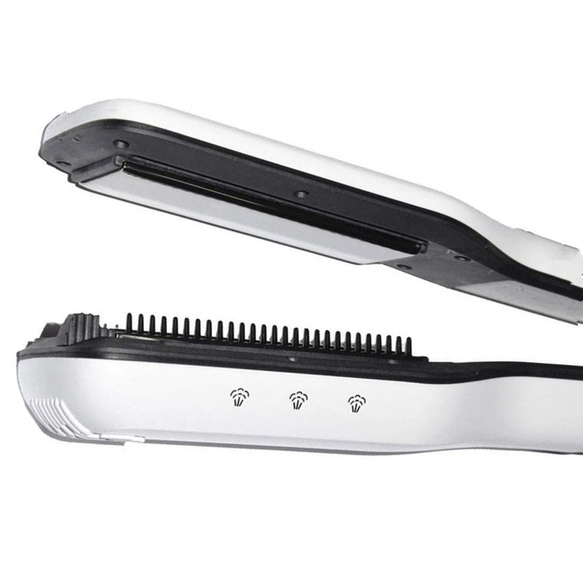 Dreamfix Steam - Infused Nano Brush Straightener (White) - gtwtoporld.com