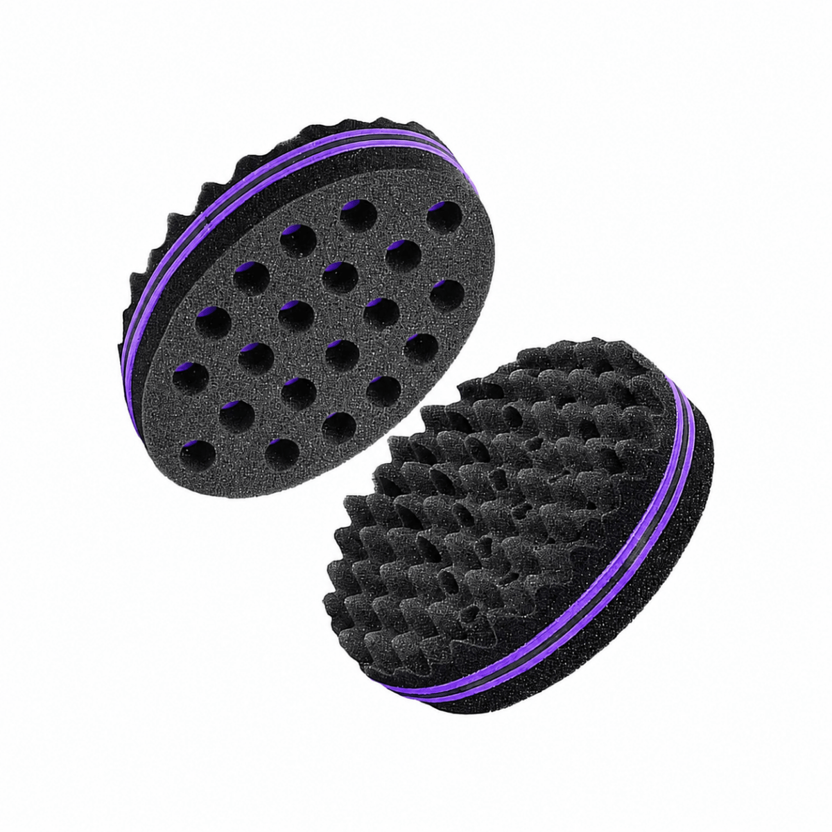Dreamfix Two-Sided Dreadlocks Foam Twist Sponge (Oval) Purple - gtwtoporld.com
