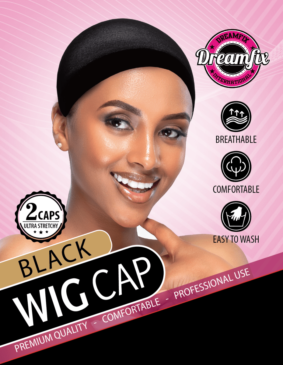 Dreamfix Wig Cap 2 pieces Per Pack Black/Brown/Dark Brown/Blond/Cream - gtwtoporld.com