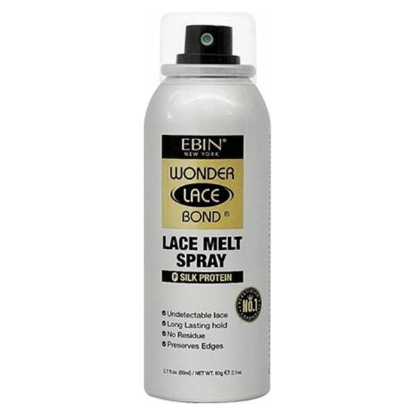 Ebin New York Wonder Lace Bond Lace Melt Spray Silk Protein/Keratin/Vitamin E 80ml - gtwtoporld.com
