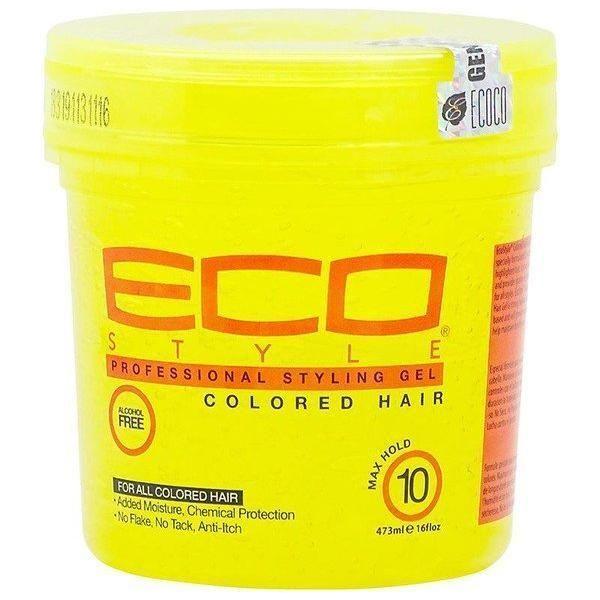Eco Style Color Treated Yellow Styling Gel 473ml - gtwtoporld.com
