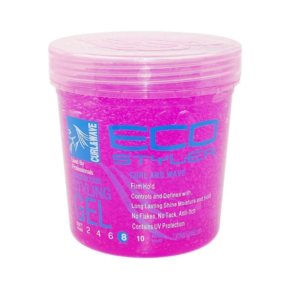 Eco Styler Pink Curl & Wave Firm Hold Styling Gel 32oz/24oz/8oz/16oz/5LB - gtwtoporld.com