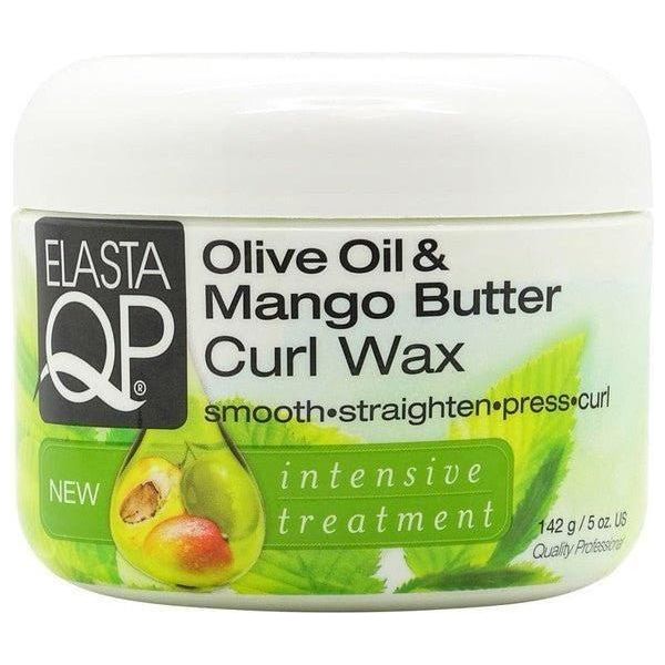 Elasta Qp Olive Oil & Mango Butter Curl Wax Intensive Treatment 142G - gtwtoporld.com