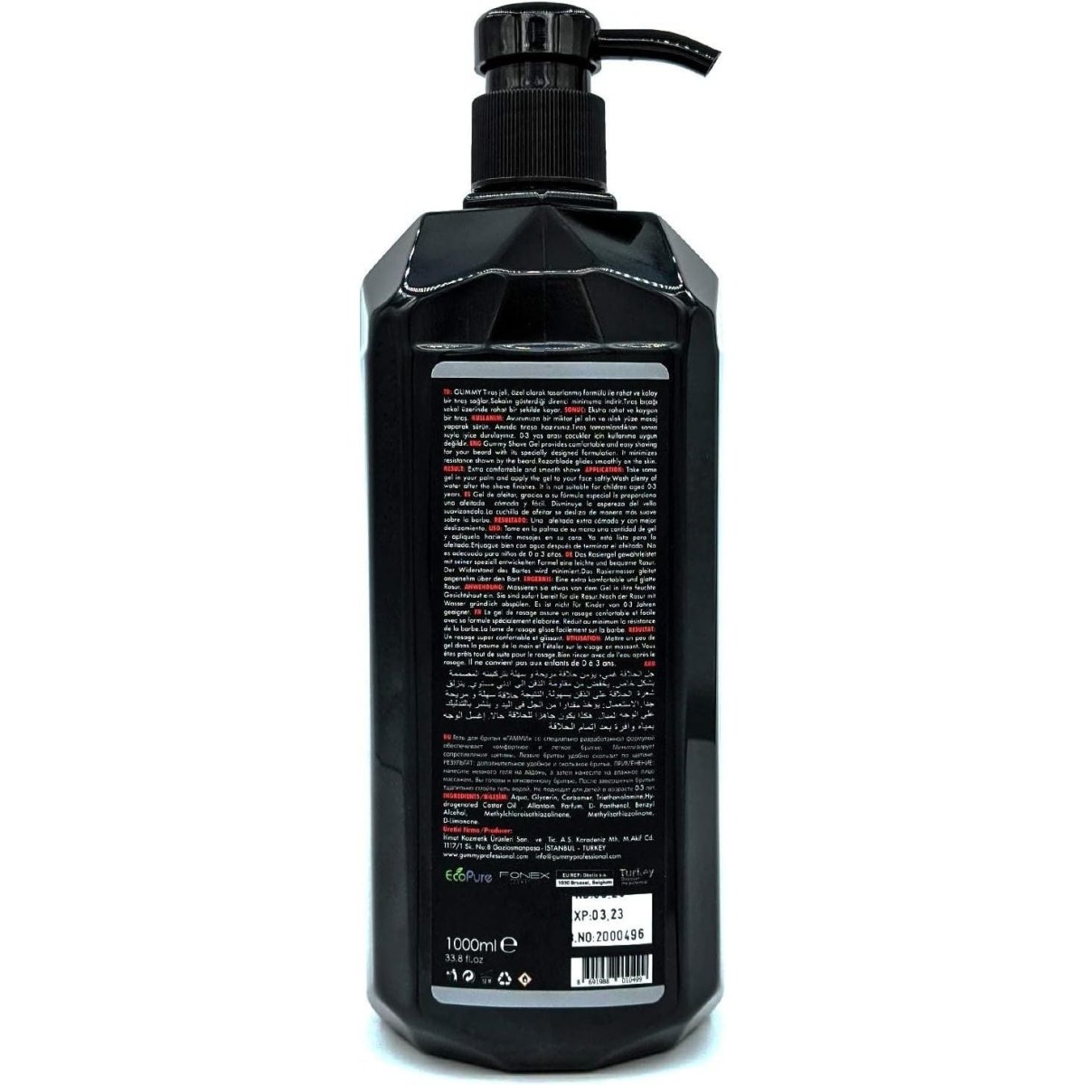 Gummy Shaving Gel Bloom 1000ml - gtwtoporld.com