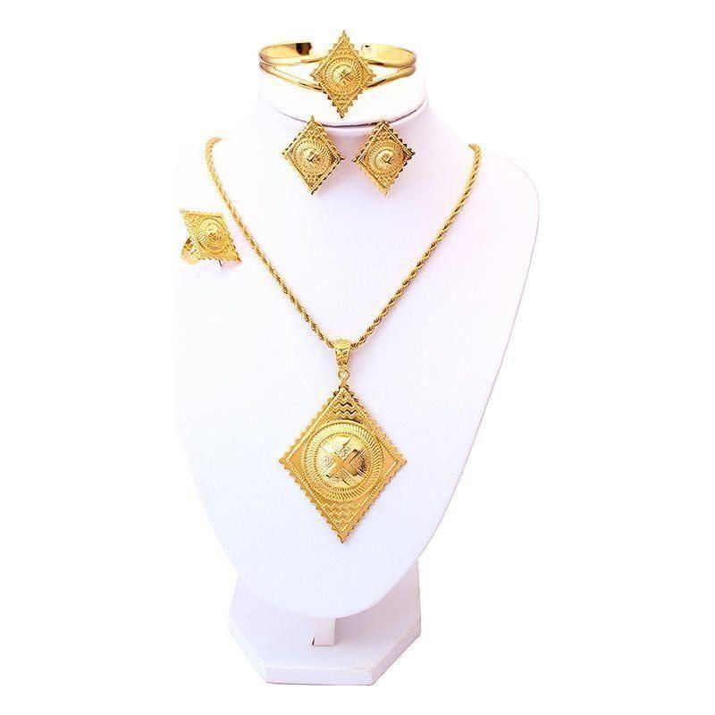 Habesha Schmuck Jewellery Gold AF - 35 - gtwtoporld.com