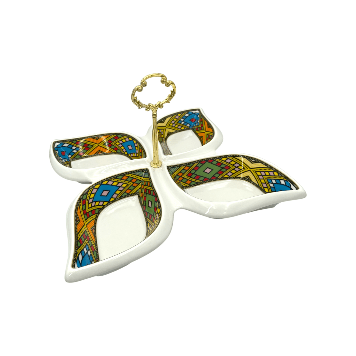 Habesha Shewhat 27cm candy tray leaf shape - gtwtoporld.com