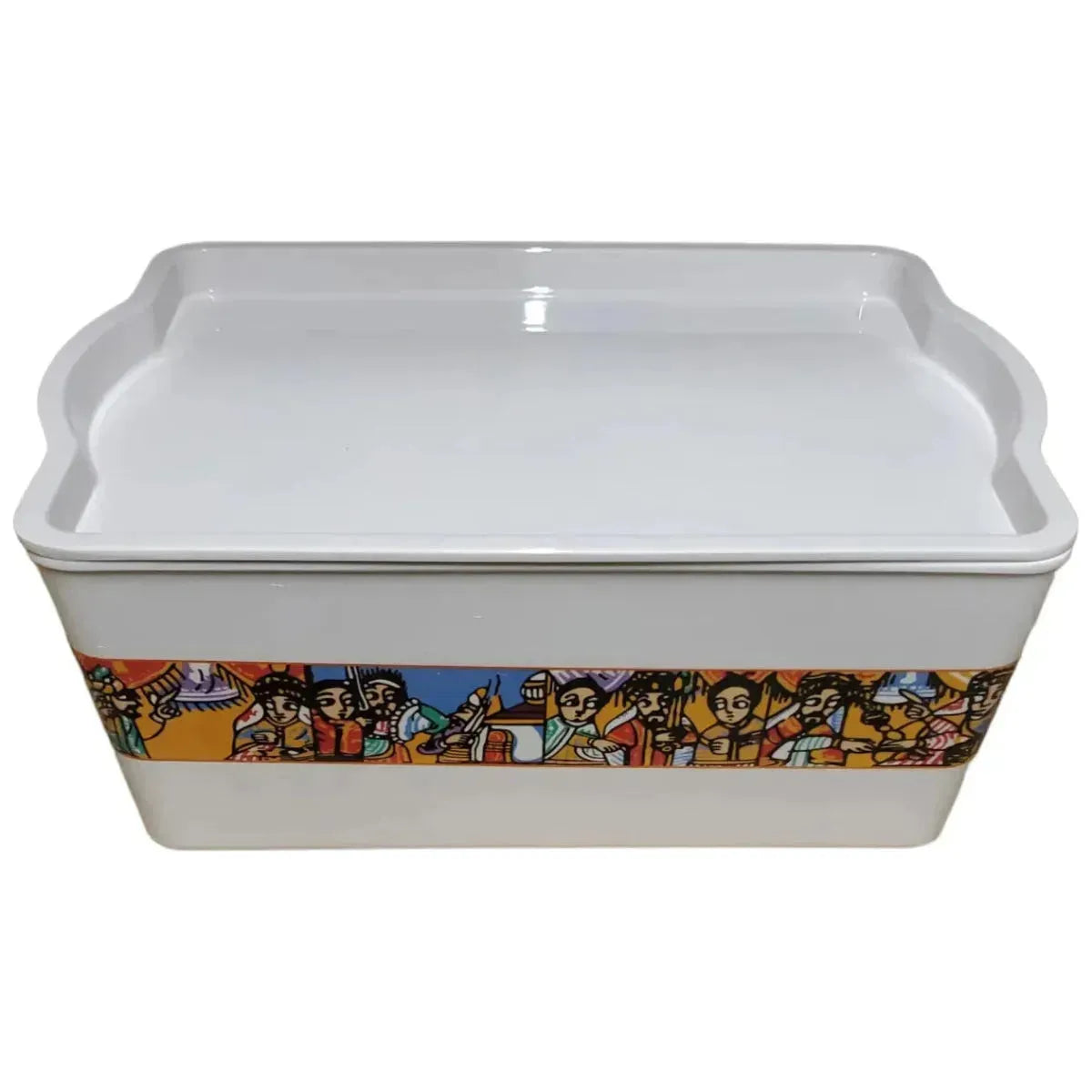 Habesha Shewhat Melamine rekebot 40x27x16cm pattern/illustration - gtwtoporld.com