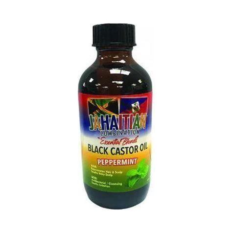 Jahaitian Combination Black Castor oil Peppermint 4oz - gtwtoporld.com