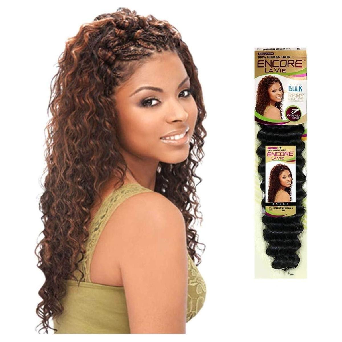 Janet Collection Encore La Vie New Deep Bulk Echthaar 18" - gtwtoporld.com