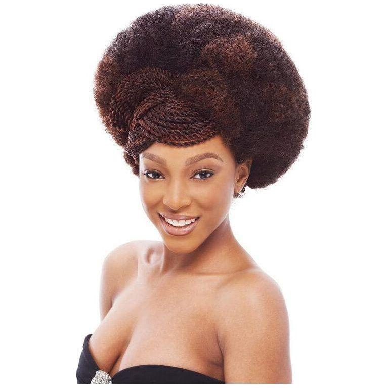Janet Collection Noir 2X Afro Kinky Bulk 24" 100% Kanekalon Fiber - gtwtoporld.com