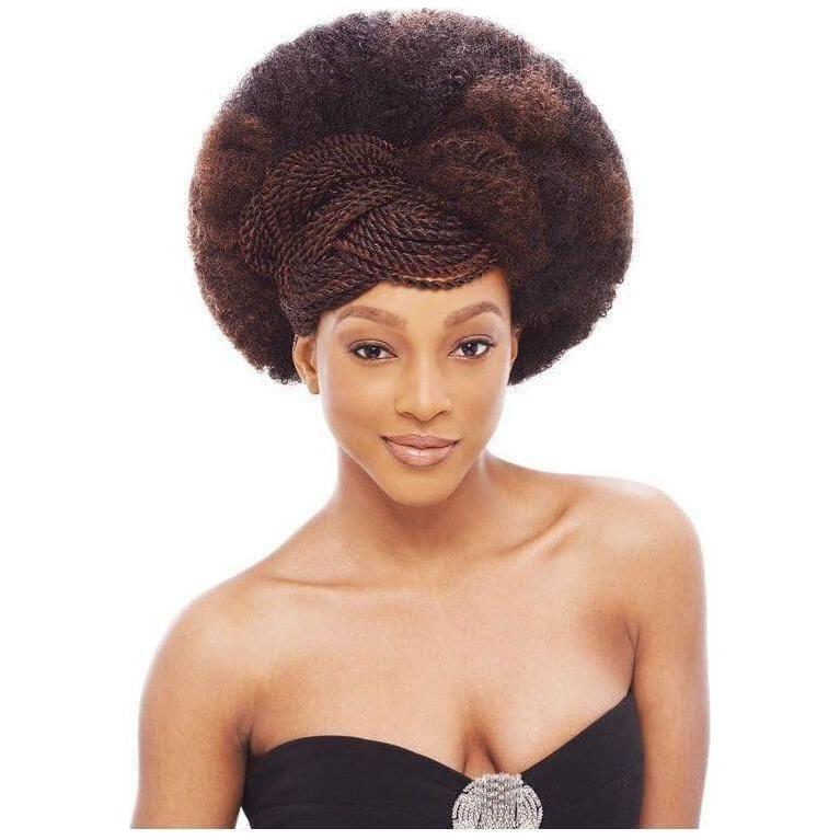 Janet Collection Noir 2X Afro Kinky Bulk 24" 100% Kanekalon Fiber - gtwtoporld.com