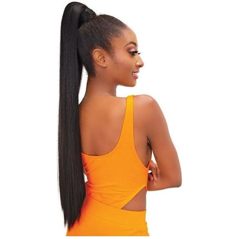 Janet Collection Snatch Wrap Yaky Ponytail Straight 32" - Kunsthaar - gtwtoporld.com