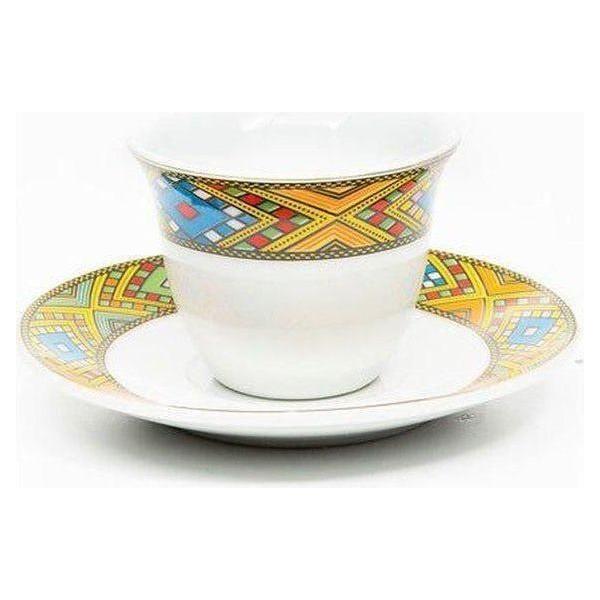 Kaffeetassen und Untersetzer 6er Set Dekor Tibib - gtwtoporld.com