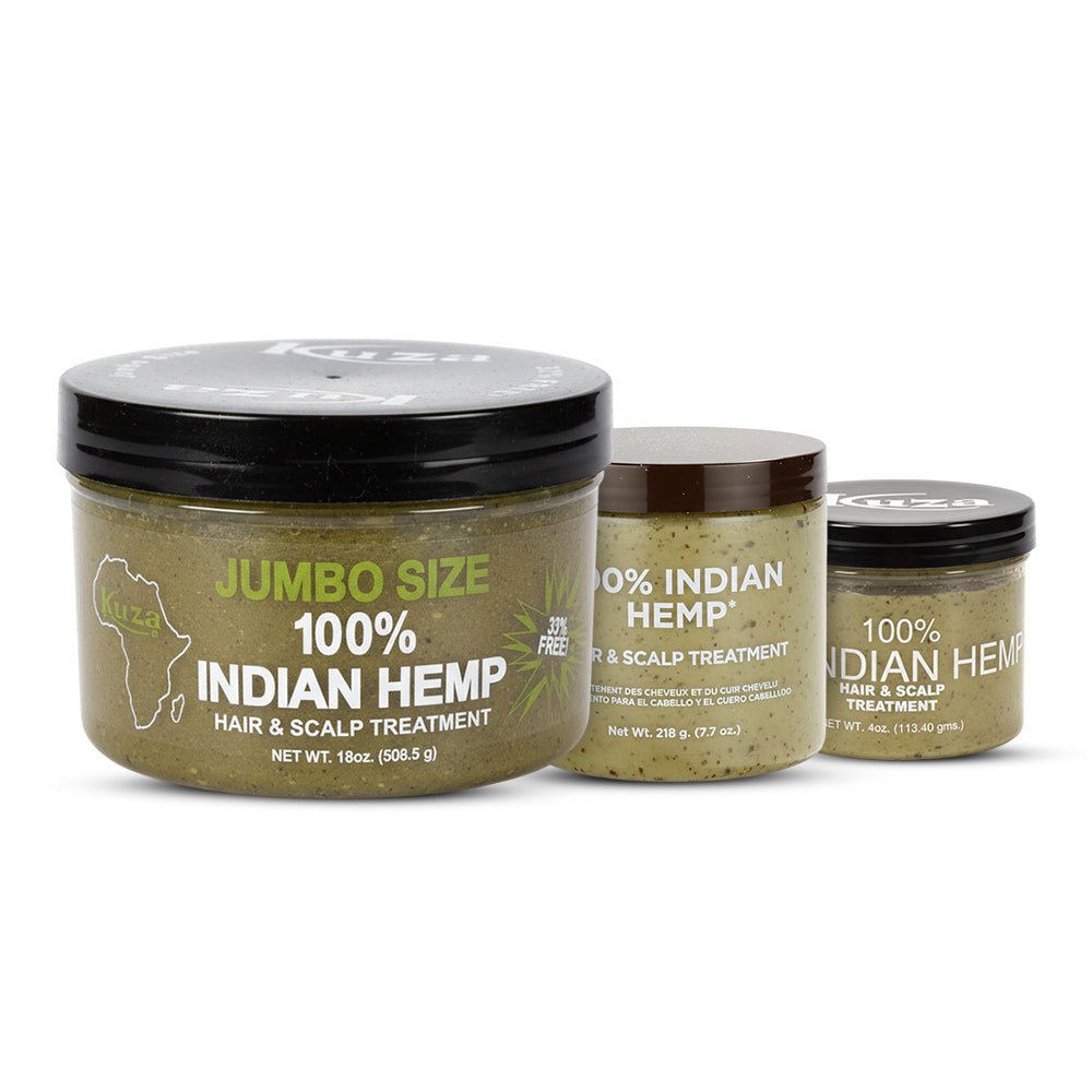 Kuza 100% Indian Hemp Hair and Scalp Treatment (4/7.7/18 )oz - gtwtoporld.com