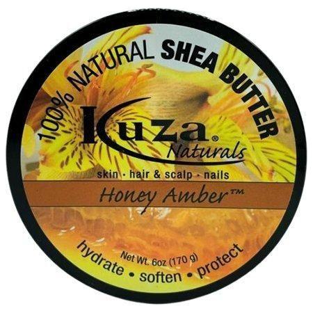 Kuza 100% Natural Shea Butter Honey - Amber 6 oz - gtwtoporld.com