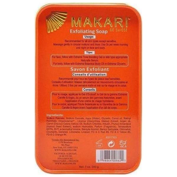 MAKARI Extreme Argan & Carrot Oil Exfoliating Soap 200g - gtwtoporld.com