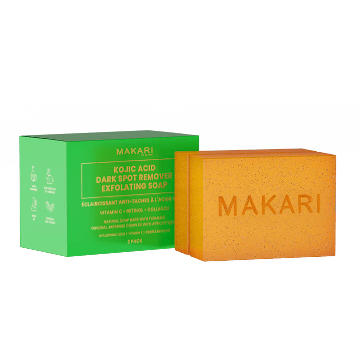 Makari Kojic Acid Dark Spot Remover Soap (pack of 2) - gtwtoporld.com