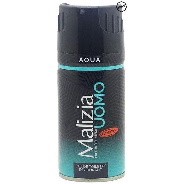 Malizia Uomo Eau de Toilette Deodorant Aqua 150ml - gtwtoporld.com