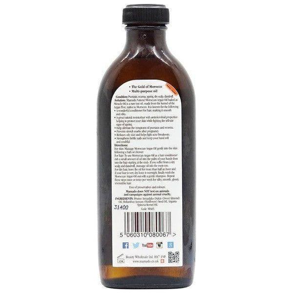 Mamado 100 % Pure Moroccan Argan Oil 150ml - gtwtoporld.com