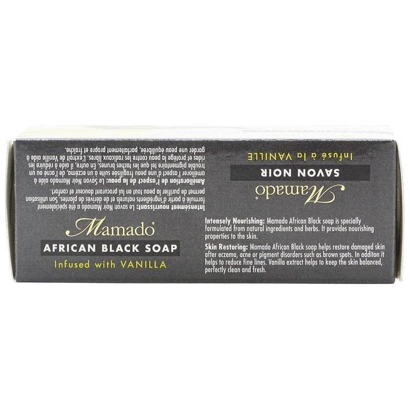 Mamado African Black Soap Infused with Vanilla 200g - gtwtoporld.com