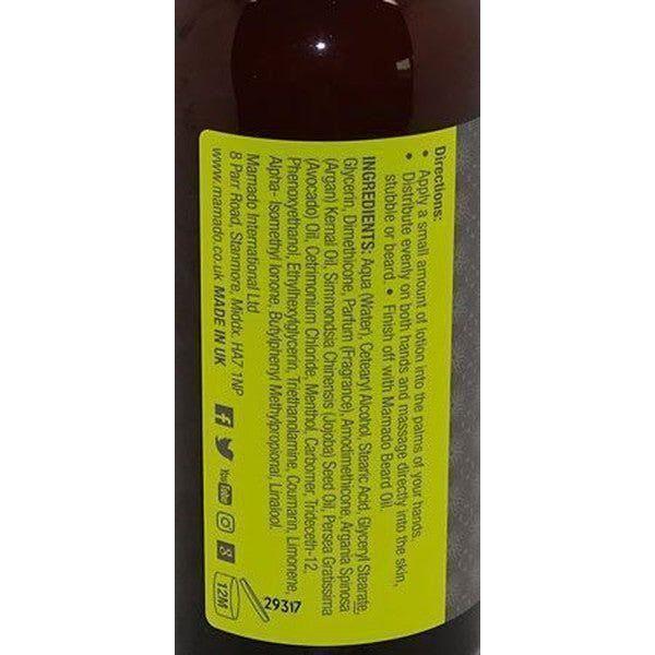 Mamado Conditioning Face & Beard Lotion 300ml - gtwtoporld.com