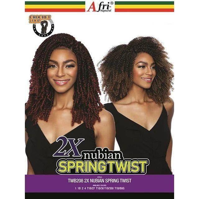 Mane Concept Afri - Naptural 2X Nubian Spring Twist Kanekalon + Toyokalon Fiber - gtwtoporld.com