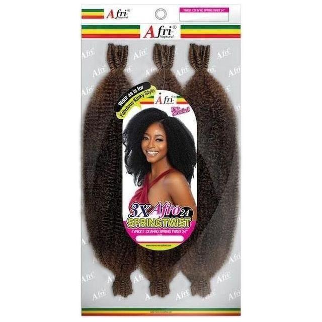 Mane Concept Afri - Naptural 3X Afro Spring Twist Kunsthaar 16" / 24" - gtwtoporld.com