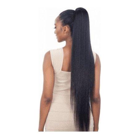 Model Model Equal Silky Straight Yaky 32" Ponytail Kunsthaar - gtwtoporld.com