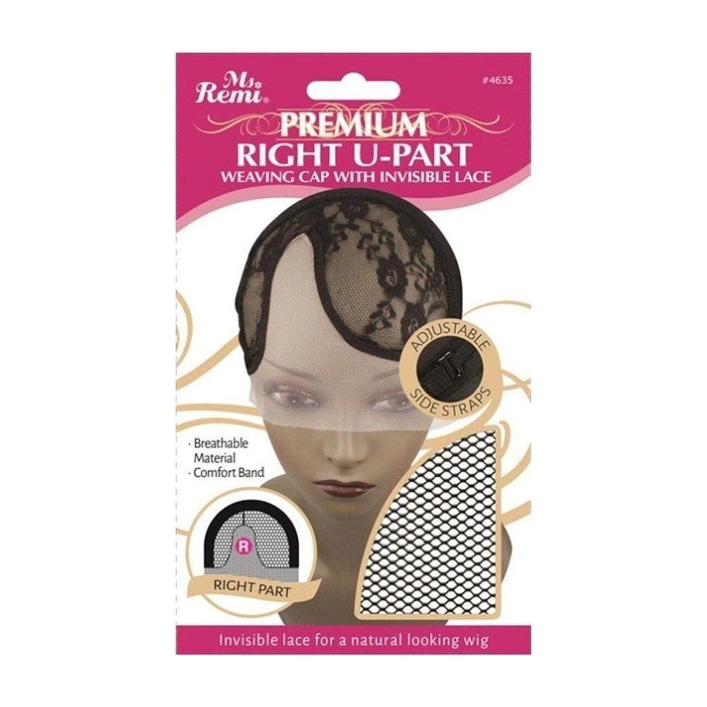 Ms. Remi Right Upart Weaving Cap with Invisible La ce Black