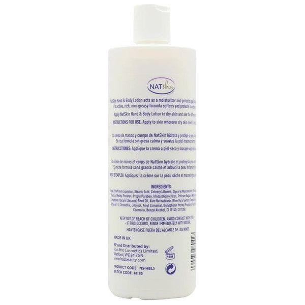 NATskin Hand & Body Lotion 500ml - gtwtoporld.com