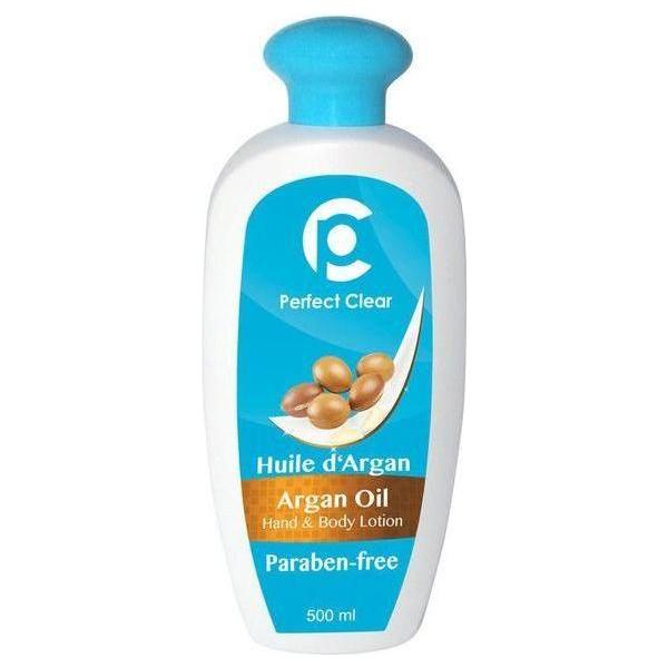Perfect Clear Argan Oil Hand & Body Lotion, Paraben free 500ml - gtwtoporld.com