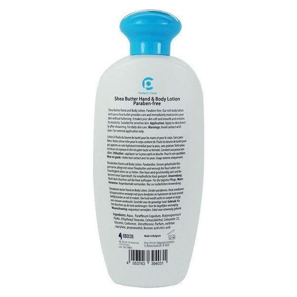 Perfect Clear Shea Butter Hand & Body Lotion, Paraben free 500ml - gtwtoporld.com