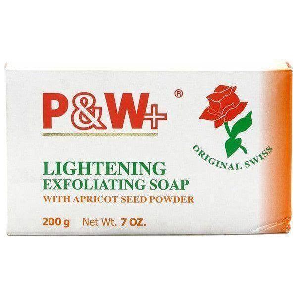 P&W Lightening Exfoliating Soap With Apricot Seed Powder 200G - gtwtoporld.com