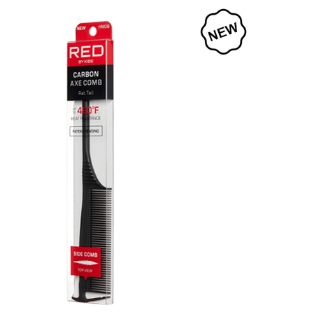 Red by Kiss Carbon Axe Pin/Rat Tail Side Comb - gtwtoporld.com