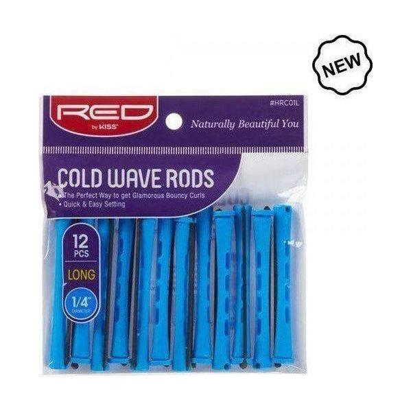 Red by Kiss Cold Wave Rods Long 12Pcs - gtwtoporld.com