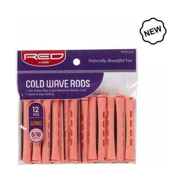 Red by Kiss Cold Wave Rods Long 12Pcs - gtwtoporld.com