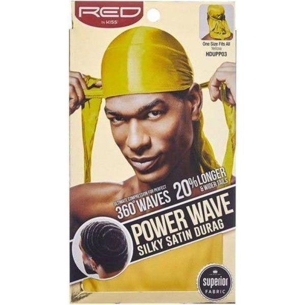 Red By Kiss Power Wave Silky Satin Durag _ Superior Fabric - gtwtoporld.com
