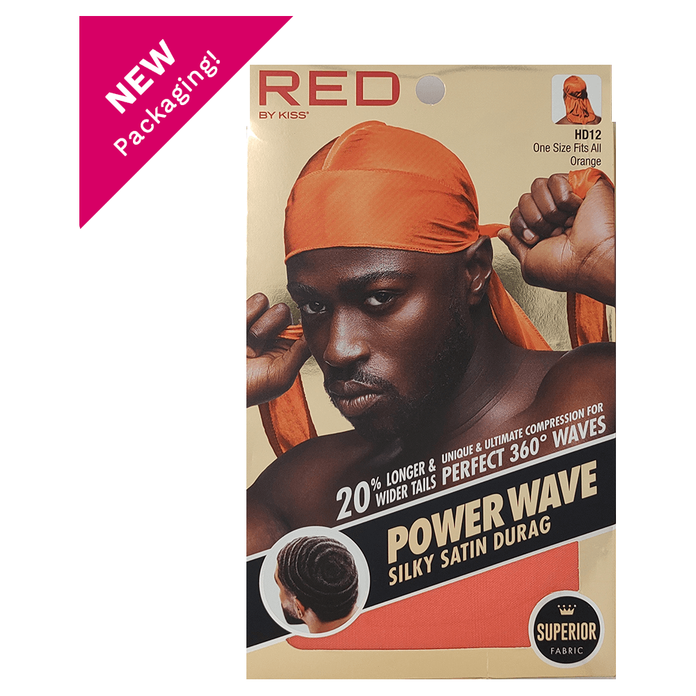 Red By Kiss Power Wave Silky Satin Durag _ Superior Fabric - gtwtoporld.com