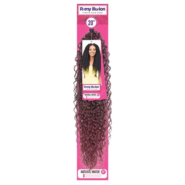 Remy Illusion Natural Water Wave 20"/30" extension Synthetic Hair - gtwtoporld.com
