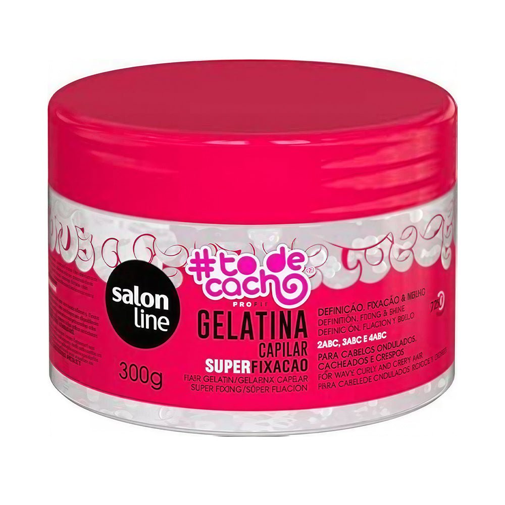 Salon Line Todeco super fixação Hair Jelly 300ml - gtwtoporld.com