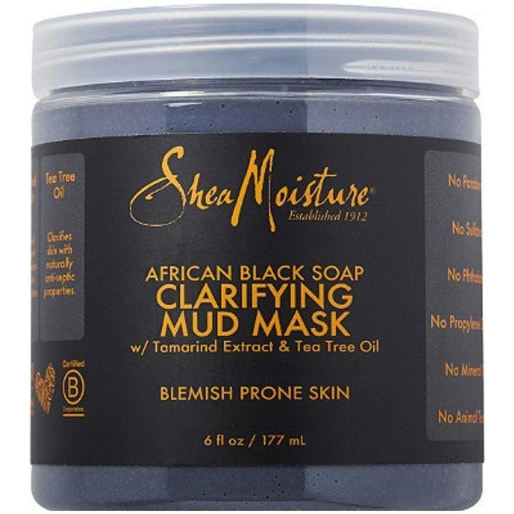 Shea MoistureAfrican Black Soap Mud Mask 177ml - gtwtoporld.com