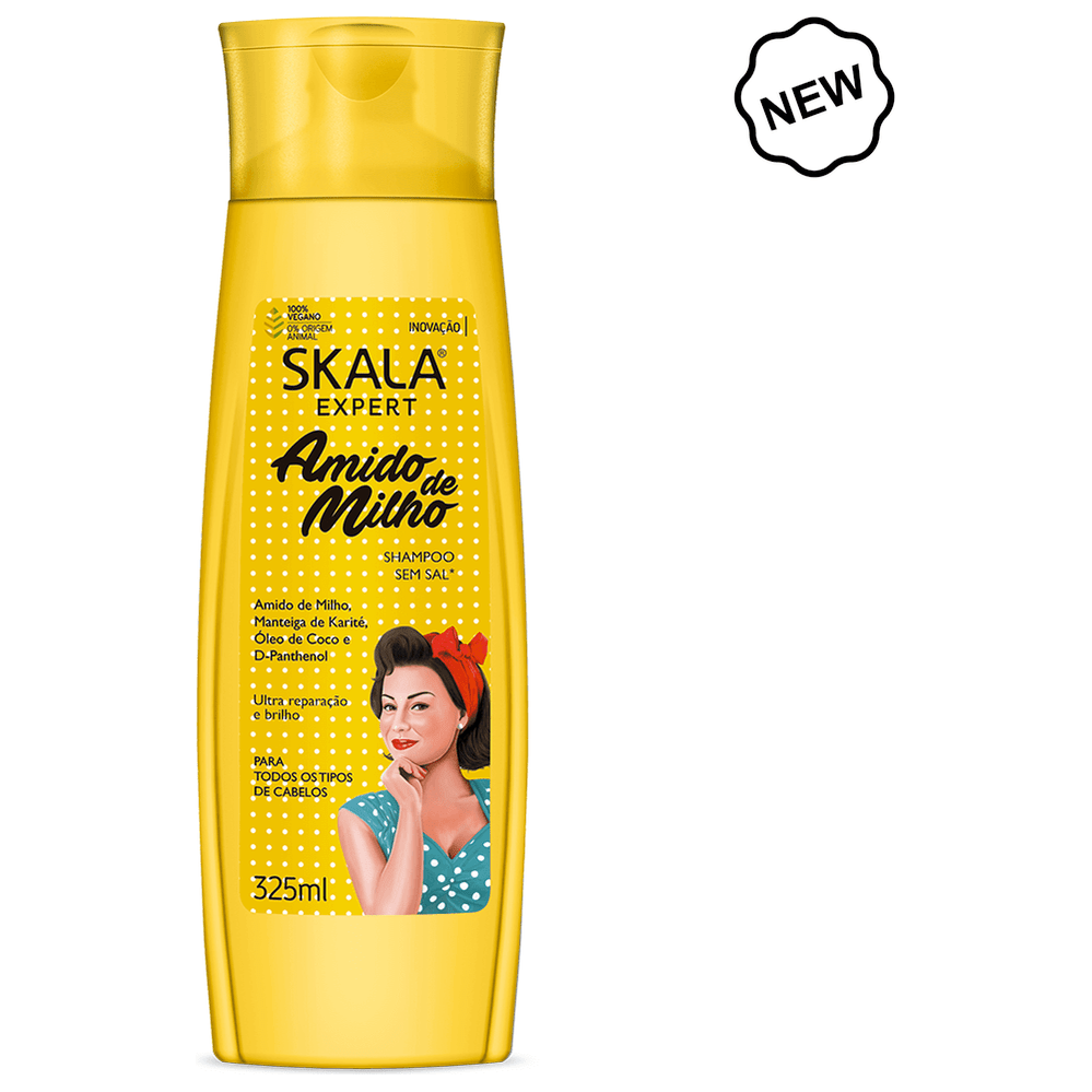 Skala Amido De Milho Corn Starch Shampoo 325ml - gtwtoporld.com