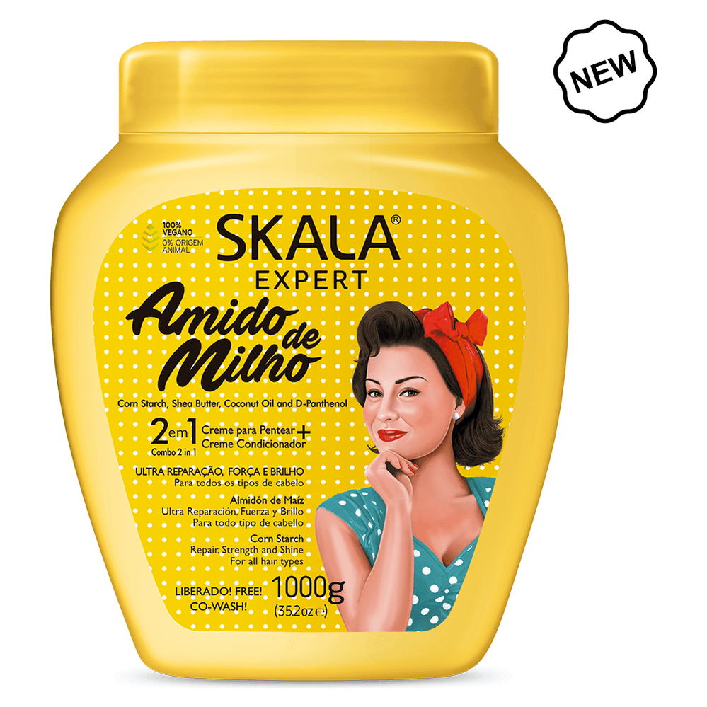 Skala Amido De Milho Creme 1000g 2 in 1 - gtwtoporld.com