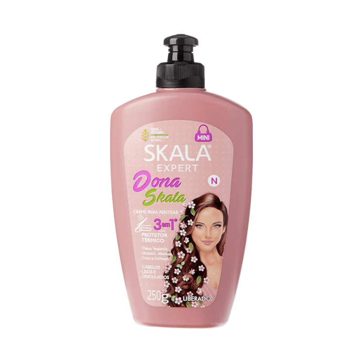 Skala Expert "Dona" Styling Cream 250g - 100% Vegan - With Vegetable Oils That Strengthen And Give Hair Shine - gtwtoporld.com