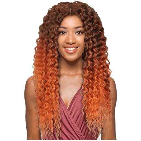 Sleek Noble Gold 100% Premium Synthetic Hair 1 Pack with Lace Closure Big Water Weave - gtwtoporld.com