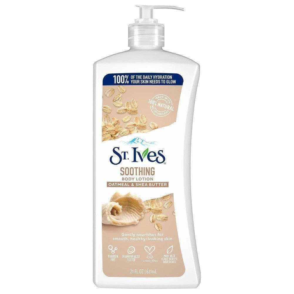 St.Ives Soothing Oatmeal & Shea Butter Body Lotion 621ml - gtwtoporld.com