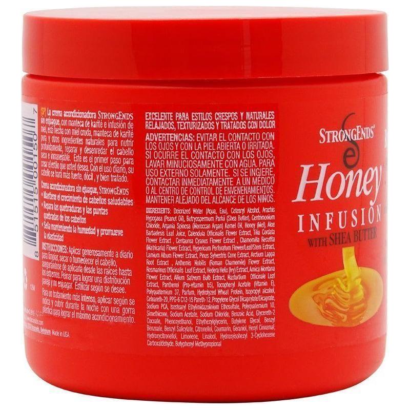 StrongEnds Honey Infusion with Shea Butter Leave - In Conditioner Repair & Detangle Cream 453g - gtwtoporld.com