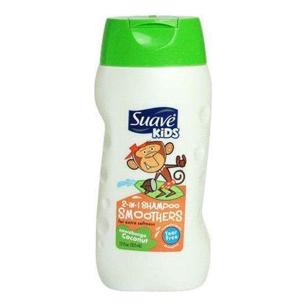 Suave Shampoo 2 - in - 1 Kids Coconut Smooth 12oz - gtwtoporld.com
