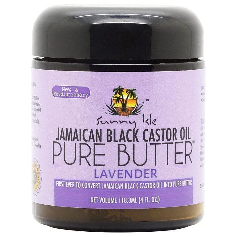 Sunny Isle Jamaican Black Castor Oil Pure Butter Lavender 118ml - gtwtoporld.com