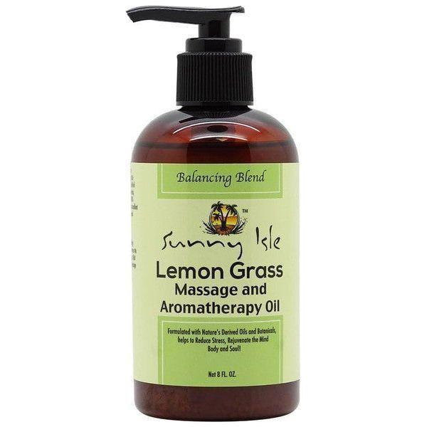 Sunny Isle Lemon Grass Massage and Aromatherapy Oil 236ml - gtwtoporld.com